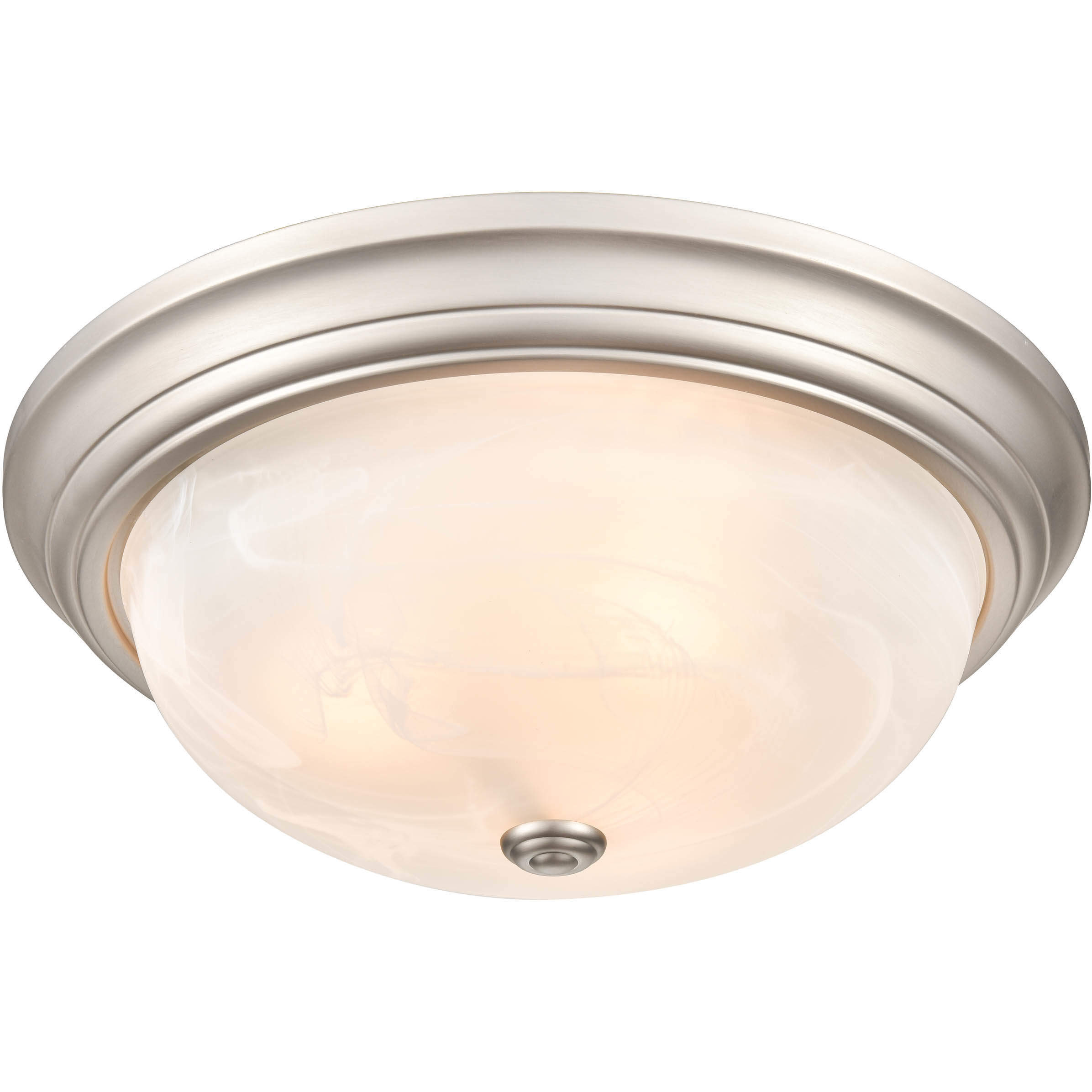Whitton 3 Light 5.5 inch Satin Nickel Flush Mount Ceiling Light